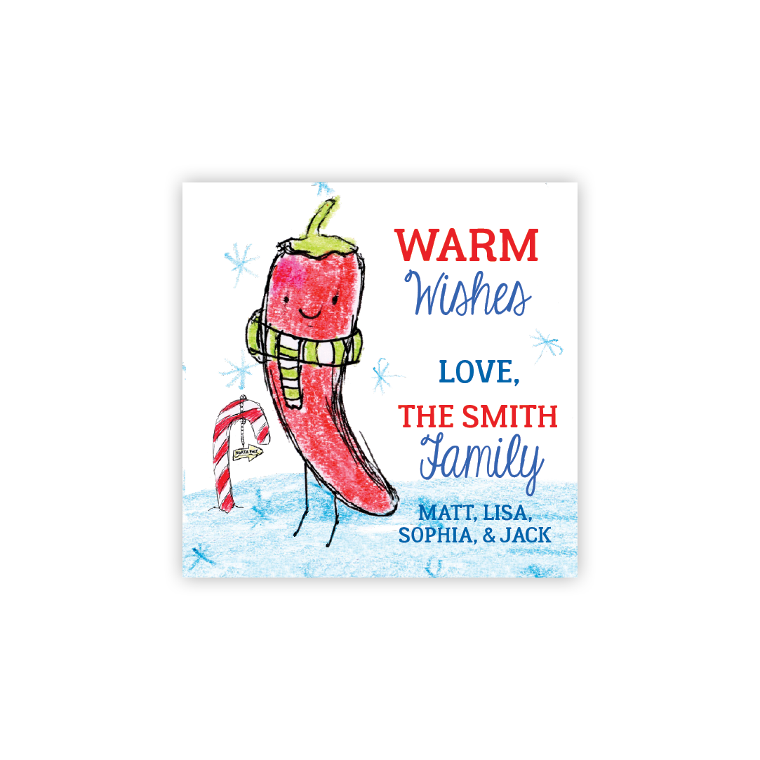 Holiday Sticker B (Sheet of 12)