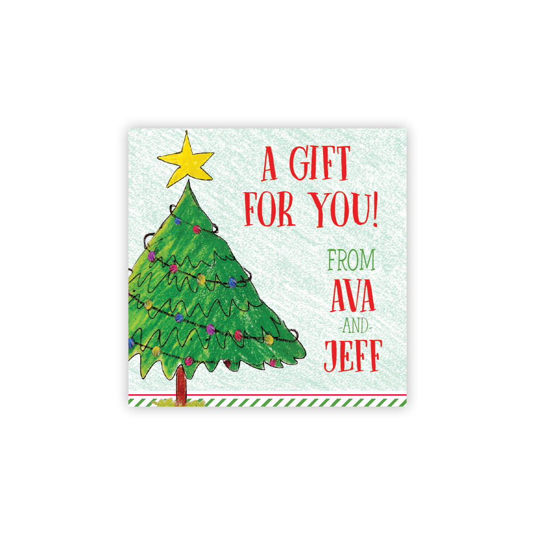 Holiday Sticker H (Sheet of 12)